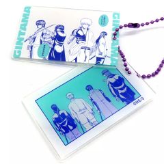 [중고] 키홀더 사카타 긴토시 & 가쓰라 코타로 & 사카모토 타츠마 & 타카스기 신스케 슬라이드 아크릴 키홀더 [탄생 20주년 기념 은혼전 ~하타리의 무서운~]