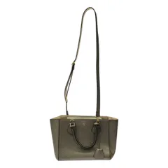 A.D.M.J. エーディーエムジェイ 2WAY レザー ハンド ショルダーバッグ  ブロンズ系