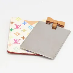 良品 ルイビトン 手鏡 ケース付 モノグラム ホワイト OGH 2000000 NSK