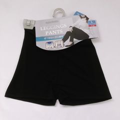 1分丈　レギンス　定番　M/L オールシーズン快適　スパッツ　婦人　レディース　黒　ブラック　一分丈　アンダーパンツ　インナーパンツ