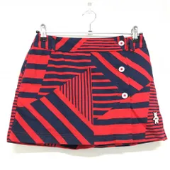 キャロウェイ スカート ネイビー×レッド 総柄  レディース M ゴルフウェア Callaway
