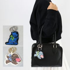 □GANNI ガニー レオパードミラーチャーム A6914 BOU HEART □GANNI ガニー レオパードミラーチャーム A6914 BOU HEART