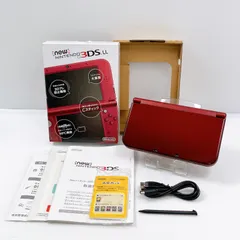 極美品 new ニンテンドー 3DSLL メタリックレッド 上画面IPS液晶 遊べるセット 動作確認済み Nintendo ds 3ds ll 3DS LL 任天堂