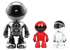 最新 正規品 ロボットカメラ TB-R2 銀 赤 白 200万画素 防犯カメラ 見守りカメラ ネットワークカメラ ベビーカメラ ベビーモニター モニタリング 見守り ネットワーク カメラ 赤ちゃん 防犯 監視 録画 遠隔 スマホ iphone androidのサムネイル