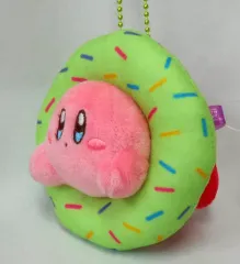 【中古】キーホルダー・マスコット(キャラクター) カービィ(抹茶味) スイーツマスコット(ドーナッツ) 「星のカービィ25周年キャンペーン in ナムコ」