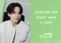 【中古】コレクションカード(男性) 002：SEVENTEEN/ジョンハン(JEONGHAN)/「SEVENTEEN TOUR ’FOLLOW’ AGAIN TO JAPAN」フォトカード