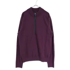 HUGO BOSS (ヒューゴボス) PORSCHE ポルシェ ハーフジップ ニットセーター パープルのサムネイル