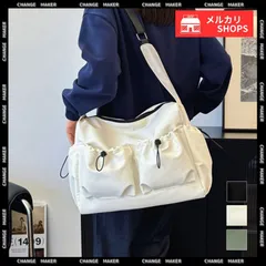 ショルダーバッグ 大容量 ユニセックス 鞄 多収納 肩掛けバッグ A4対応 マザーズバッグ 韓国ファッション カジュアル 通勤 通学 斜めがけバッグ ファスナー開閉 ナイロン 軽量 バッグ 大きめ 鞄 男女兼用 軽い 多ポケット CH77ZHONGZ-001