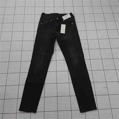 ◇ 未使用 Θ AMERICAN HOLIC アメリカンホリック スキニー フィット デニム パンツ サイズXS グレー系 レディース E  【1509180005168】