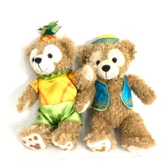 Disney ディズニー 香港/上海限定 ダッフィー  ぬいぐるみ 2個セット     　240002231080