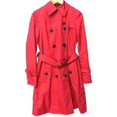 ★バーバリー ブルーレーベル BURBERRY BLUE LABEL コート トレンチコート 裏チェック アウター レディース 38(M相当) ライナー付  E1A17-130-15