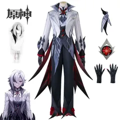召使 コスプレ フルセット 原神 召使 アルレッキーノ コスプレ フルセット