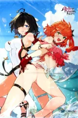 【中古】タペストリー [単品] ユミア＆アイラ 描き下ろしB2タペストリー 「PS5/PS4/Switch/PCソフト ユミアのアトリエ ～追憶の錬金術士と幻創の地～ スペシャルコレクションボックス」 同梱特典