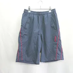 ◇ Θ Φ ASICS アシックス ウエストゴム ショートパンツ サイズM ネイビー レディース E  【1410290047323】
