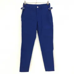 【超美品】ジャックバニー パンツ ネイビー 無地 ストレッチ レディース 1(M) ゴルフウェア Jack Bunny