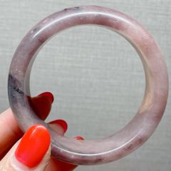 【新入荷】天然石舎太玉バングル　幅広い　内モンゴル産　内径約57mm