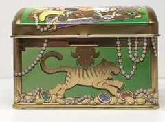 東京ディズニーシー お菓子缶(ビスケットクラム) シンドバッド・ストーリーブック・ヴォヤッジ チャンドゥ(宝箱) ※缶のみ