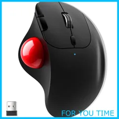 【数量限定】【2023年 トラックボール ワイヤレス Ewin マウス ボール 2.4GHz/Bluetoothに両対応 トラックボールマウス 親指 静音タイプ 高精度 2段階DPI切替 エルゴノミクス 3台同時接続 レシーバー付属 無線マウス 7ボタン 進む