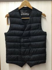 HERNO ヘルノ ダウンベスト サイズ44 ブラック