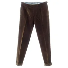 【中古】ジェルマーノ GERMANO BEAMS F別注 コーデュロイ スラックスパンツ ダークオリーブ【サイズ48】【メンズ】のサムネイル