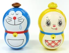 【中古】食玩 トレーディングフィギュア [単品] クーナッツ どら焼きドラえもん＆メロンパンドラミ 2体セット 「コミックス とっておきドラえもん おいしいうれしいグルメ編 特別版」 同梱特典