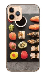 Galaxy A51 5G SC-54A SCG07 ケース カバー ギャラクシーA51 スマホケース ハードケース 寿司 すし スシ SUSHI 日本 和食 米 マグロ イクラ サーモン 軍艦 にぎり 写真 カラー04