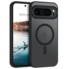 BENTOBEN Google Pixel 9 Pro XL ケース MagSafe対応 ワイヤレス充電 マット 半透明 耐衝撃 米軍MIL規格 マグネット搭載 ストラップホール付き 指紋防止 レンズ保護 グッグルピクセル9プロ XL スマホケース カバー 1