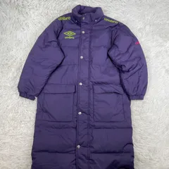 UMBRO アンブロ  ダウンベンチコート  パープル　ダウンジャケット　150 キッズ　子供　レディース　メンズ　ダウンジャケット　ダウンコート　アウター　サッカー　フットサル　野球観戦