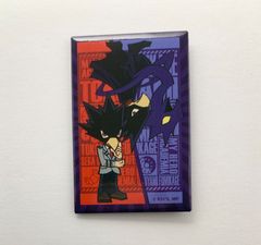 僕のヒーローアカデミア ヒロアカ 常闇踏陰 スクエア缶バッジ セガコラボカフェ