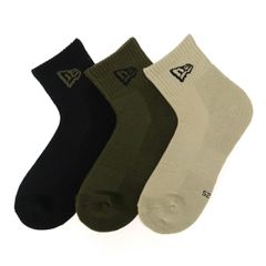 【在庫処分】MIL 3PAIRS ANKLE SOCKS アンクルソックス [ニューエラ]