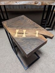 【希少】クラロウォールナット　サイドテーブル　天然木