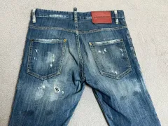 44 DSQUARED(ディースクエアード) オイル洗浄 ダメージ スケータージーンズ デニム