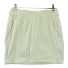 サイズ：M ADIDAS GOLF アディダスゴルフ ;HA0194 インナー付スカート スリーストライプ  グリーン系 [240101502739] ゴルフウェア レディース ストスト