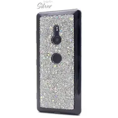 送料無料 Xperia XZ3 SO-01L SOV39 801SO グリッターラメハード ケース シンプル バックカバー バックケース エクスペリア エックス ゼット スリー SO 01L so01l sony ソニー かわいい キラキラ 女性 レディース 