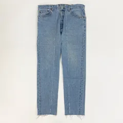 9j6 OLD PARK オールドパーク リーバイス再構築 デニムパンツ ボトムス ジーンズ カットオフ ドッキング リメイク 大きいサイズ XLサイズ インディゴ メンズo07t