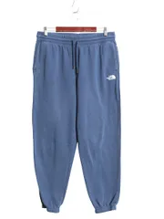 【お得なクーポン配布中!】 ノースフェイス ポケット付き スウェット パンツ レディース М / 古着 イージーパンツ アウトドア トレーナー ワンポイント 裏起毛 ブルー