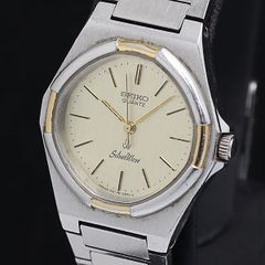 稼働/新品電池】SEIKO silverwave コンビ メンズ腕時計qz - メルカリ