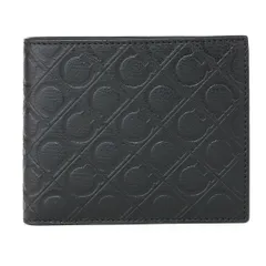 新品 フェラガモ FERRAGAMO 2つ折り財布 EMBOSSED BIFOLD WALLET ネロのサムネイル