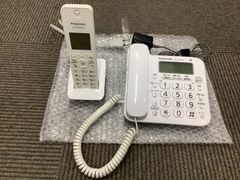 【中古】Panasonic デジタル電話機　VE-GD26-W KX-FKD404W ☆3110