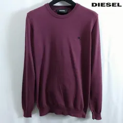 ディーゼル DIESEL メンズ セーター ニット クルーネック 丸首 ハイゲージ ロゴ 綿 コットン イタリア製 K-MANIKYLOGO -  メルカリ