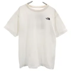 ノースフェイス NT31850 バックプリント 半袖 Tシャツ L ホワイト系 THE NORTH FACE ロゴ メンズ 【中古】  【230512】 メール便可