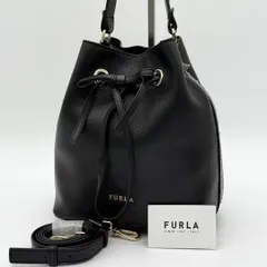 【美品】FURLA Costanza ハンドバッグ 2way 巾着型 レザー