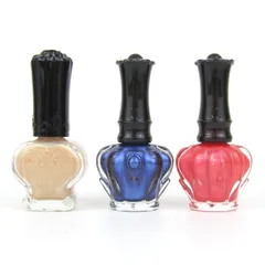 アナスイ ネイルカラー 3点セット 若干使用 まとめて コスメ レディース ANNA SUI 【中古】