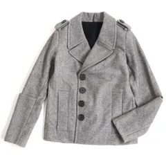 良品▽07AW ディオール オム 7H4140960315 エディ期 ラストコレクション Pコート/ピーコート グレー 38 イタリア製 正規品 ハンガー付きのサムネイル