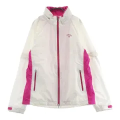 CALLAWAY キャロウェイ 2WAY レインウェア 上下セット ホワイト系 M [240101201278] ゴルフウェア レディース キャロウェイ（CALLAWAY）（レディース）ゴルフウェア 防水 防風
