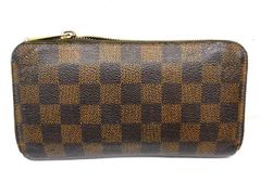 3F ヴィトン N60015 CA2162 ジッピーウォレット ■ ダミエ ファスナー不良 訳あり品 財布 LOUIS VUITTON レディース □7D