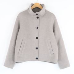美品 theory luxe セオリー コート 1点 32 XSサイズ相当 ウール他 ショート丈 レディース AD647B2 