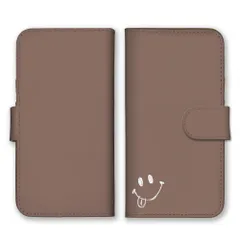 Galaxy A55 5G SC-53E ケース 手帳型 ギャラクシー A55 スマホケース 携帯ケース にこちゃん ニコちゃん スマイル ニコニコ 笑顔 ほぼ無地 くすみカラー ピンク ベージュ かわいい カラー05