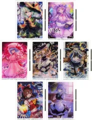 【中古】アクリルスタンド・アクリルパネル 全7種セット B6アクリルプレート 「羽プロくじ 東方Projectオンラインくじ」 A賞