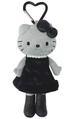 【新品】キーホルダー ハローキティ スタイルアップマスコット ドレス(グレー) 「サンリオキャラクターズ」